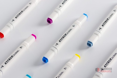 Discover ARTECO® 120 Alcohol Dual Tip Markers - Wide & Fine Point - Twinmarkers Set with Handy Storage Bag! Create Masterpieces with Our Premium Highlighters! - thumbnail image - Premier B2B Stocklot Marketplace